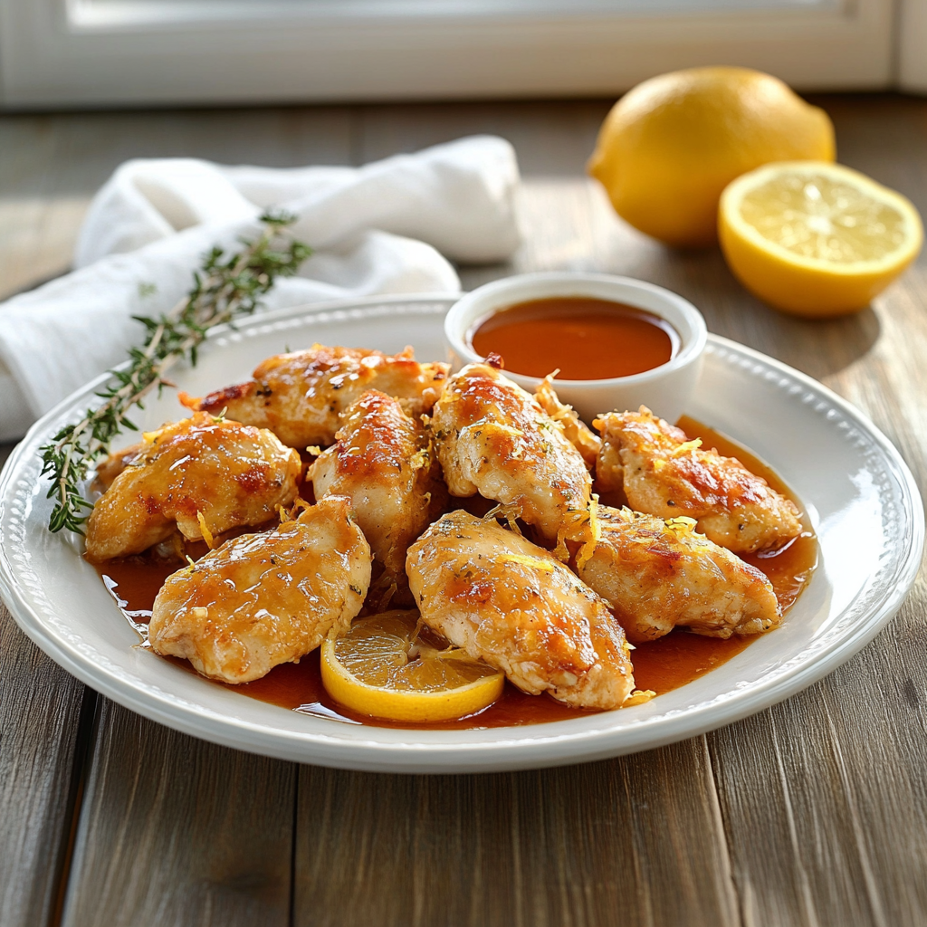 Aiguillettes de Poulet au Citron