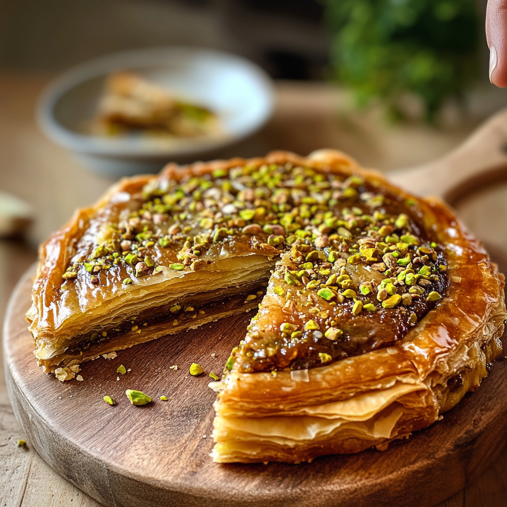 Baklava des Rois à la Pistache