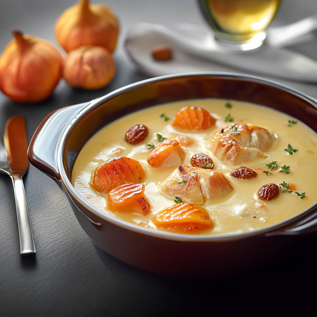Blanquette de Dinde aux Marrons et Potiron