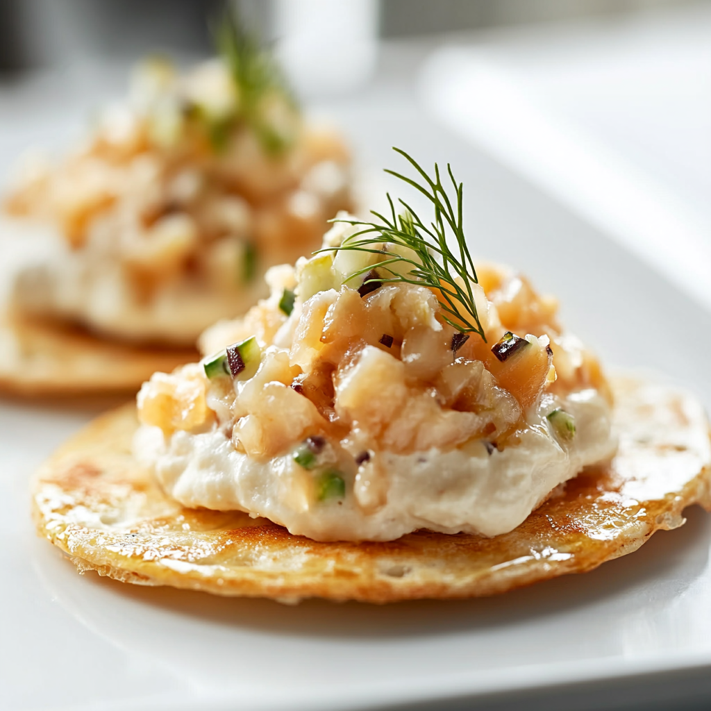 Blinis à la Mousse de Thon : Un Apéritif Raffiné