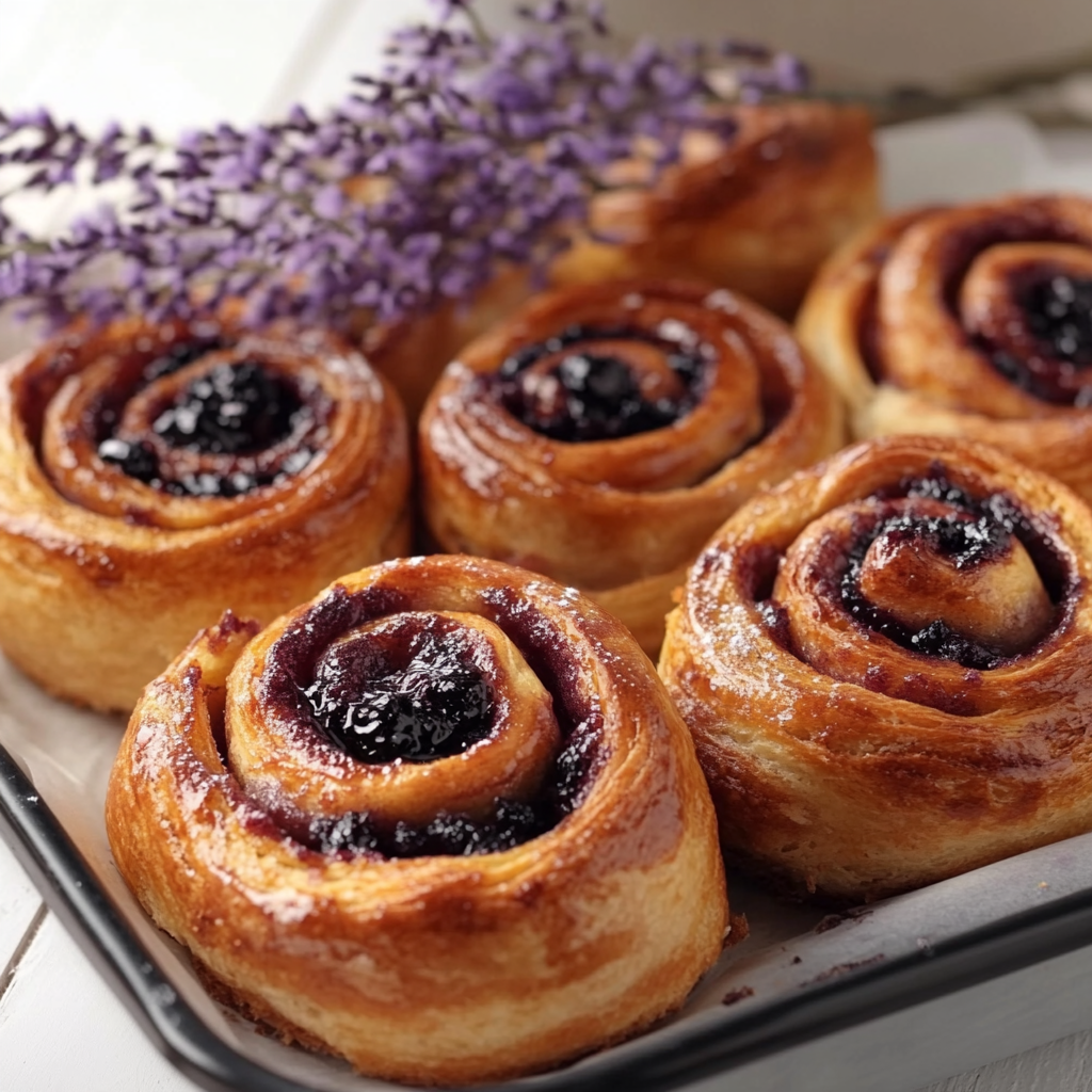 Brioches à la myrtille