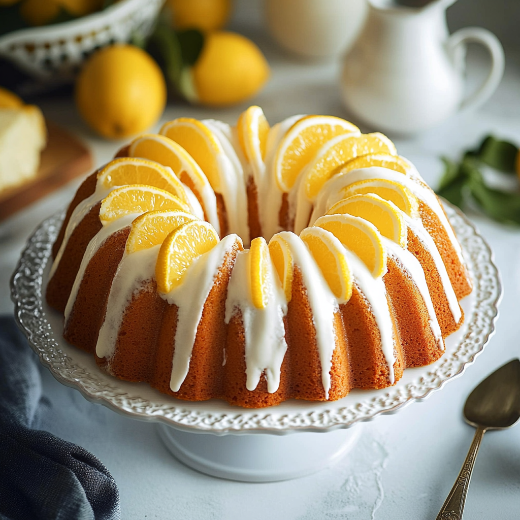 Bundt cake citron ricotta