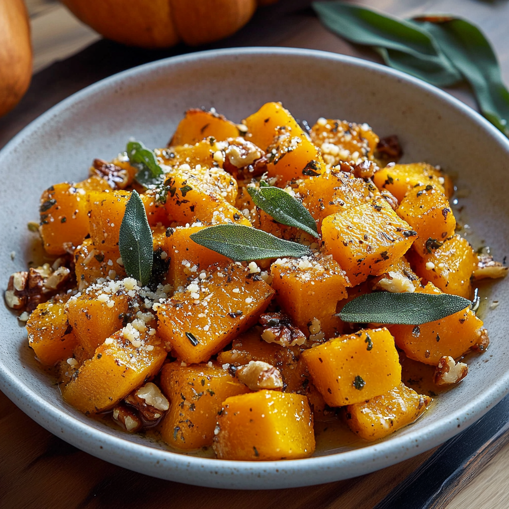 Butternut Roti with Sage, Parmesan & Walnuts