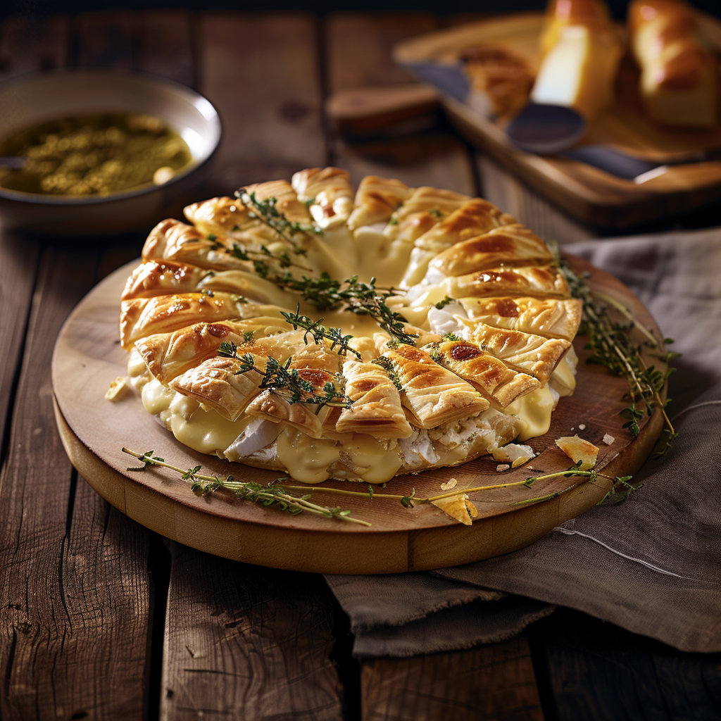 Camembert au Four en Pâte Feuilletée