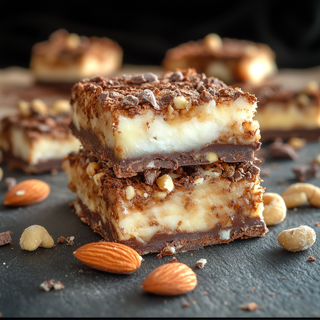 Carrés Magiques aux Spéculoos et Chocolat