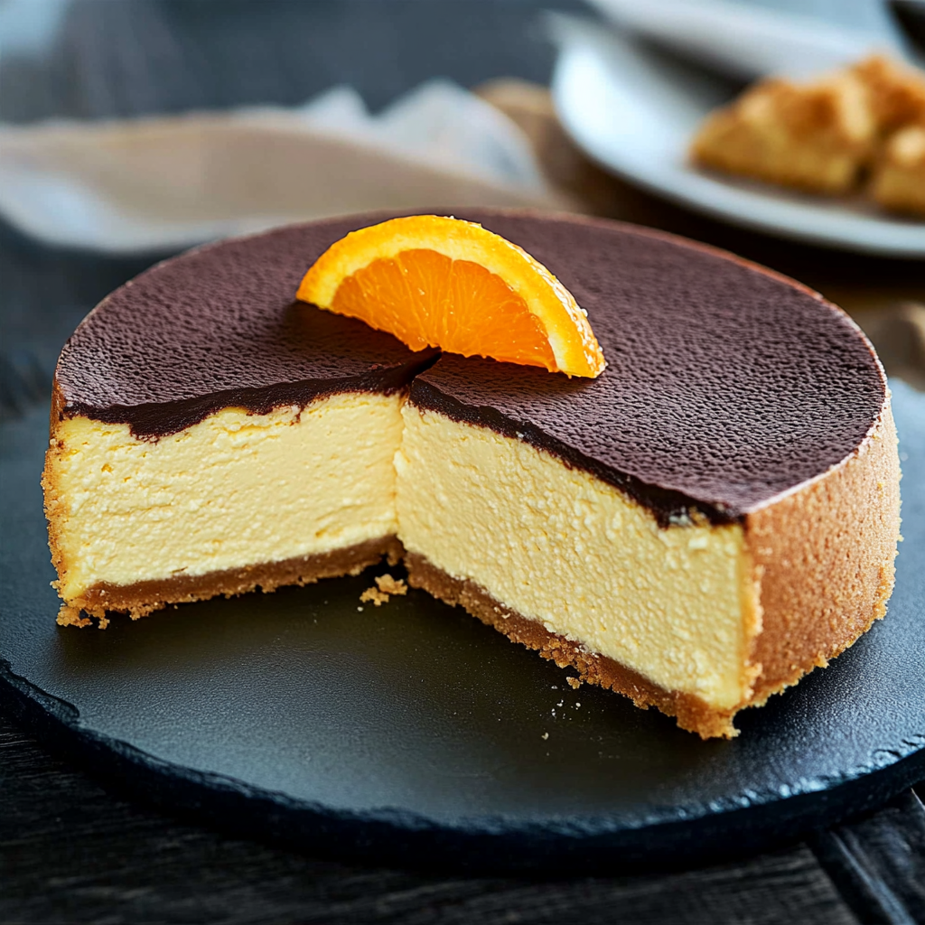 Cheesecake Japonais Chocolat-Orange
