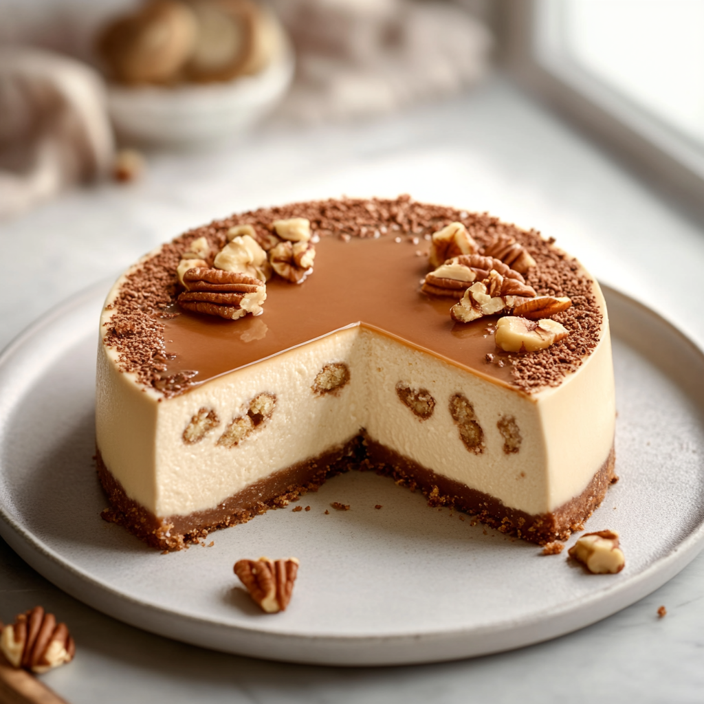 Cheesecake Vanille Praliné Noix de Pécan