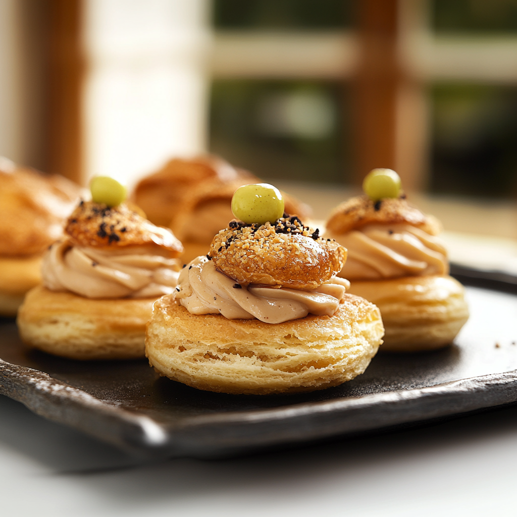 Choux au Foie Gras : L’Apéritif Chic et Savoureux