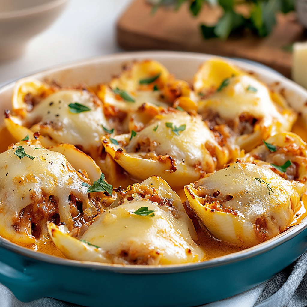 Coquilles Farcies à la Citrouille et au Gouda
