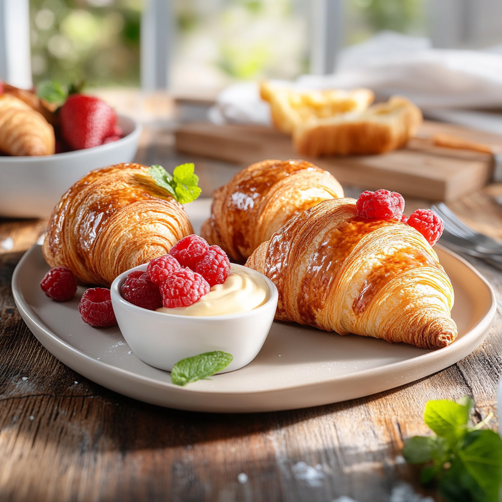Croissants Fruités et Crémeux