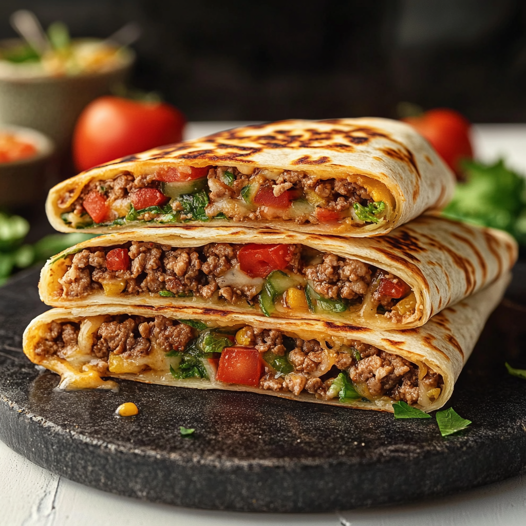 Crunchwrap à la Viande Hachée : Recette Facile et Savoureuse