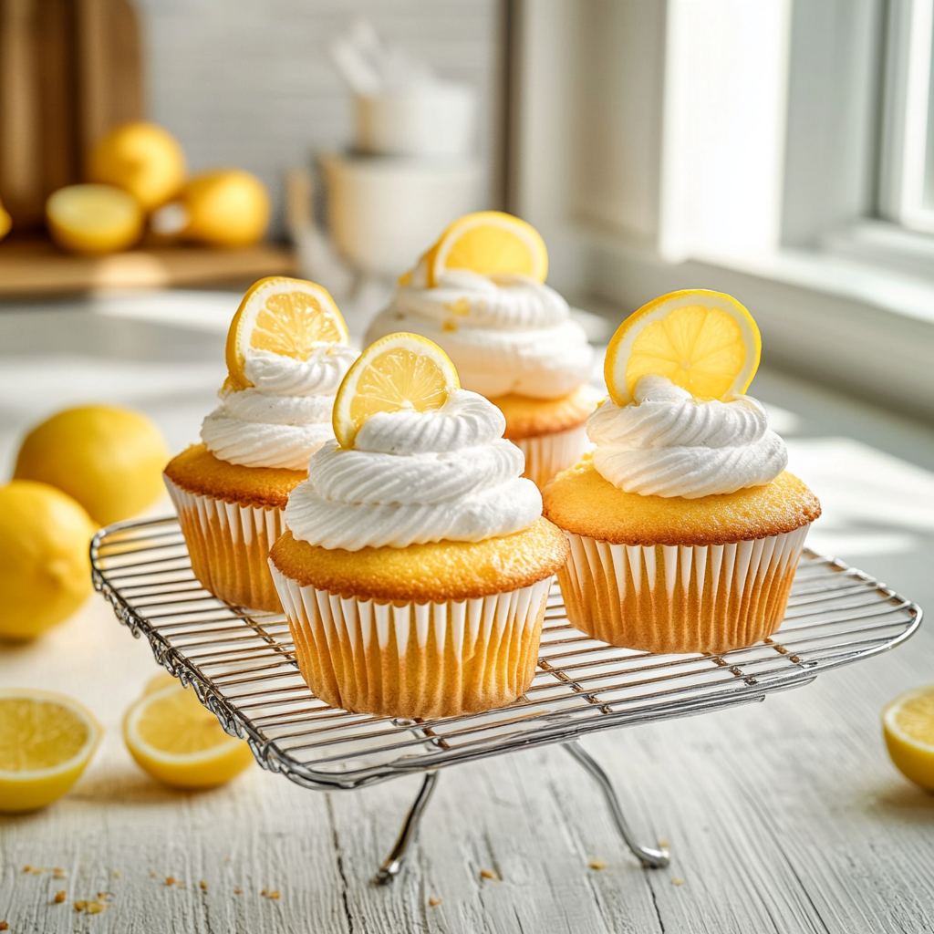 Cupcakes Citron Meringués