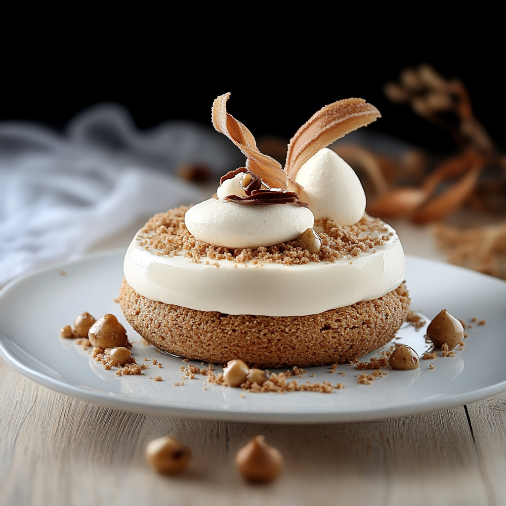 Dacquoise à la Crème Pralinée : Un Délice Léger et Gourmand