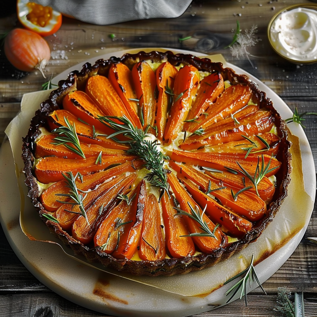 Délicieuse Tarte aux Carottes
