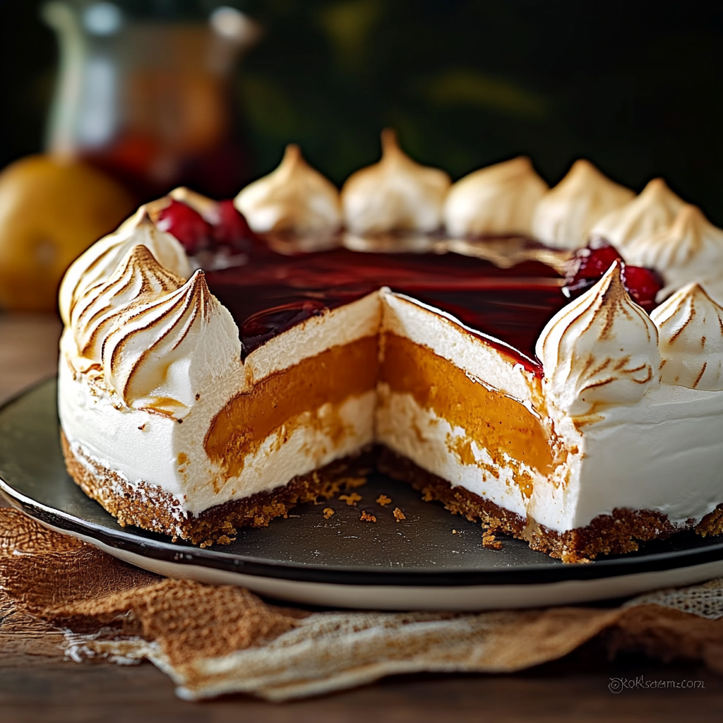 Entremets Meringué au Kirsch