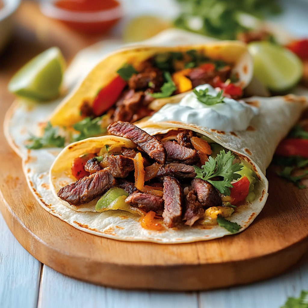 Fajitas de Bœuf : Un Plat Mexicain Savoureux et Convivial
