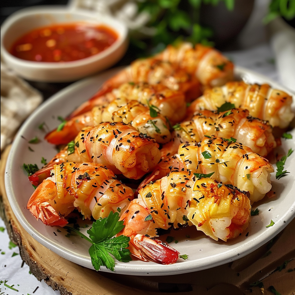 Feuilletés aux Crevettes : Apéritif Croustillant