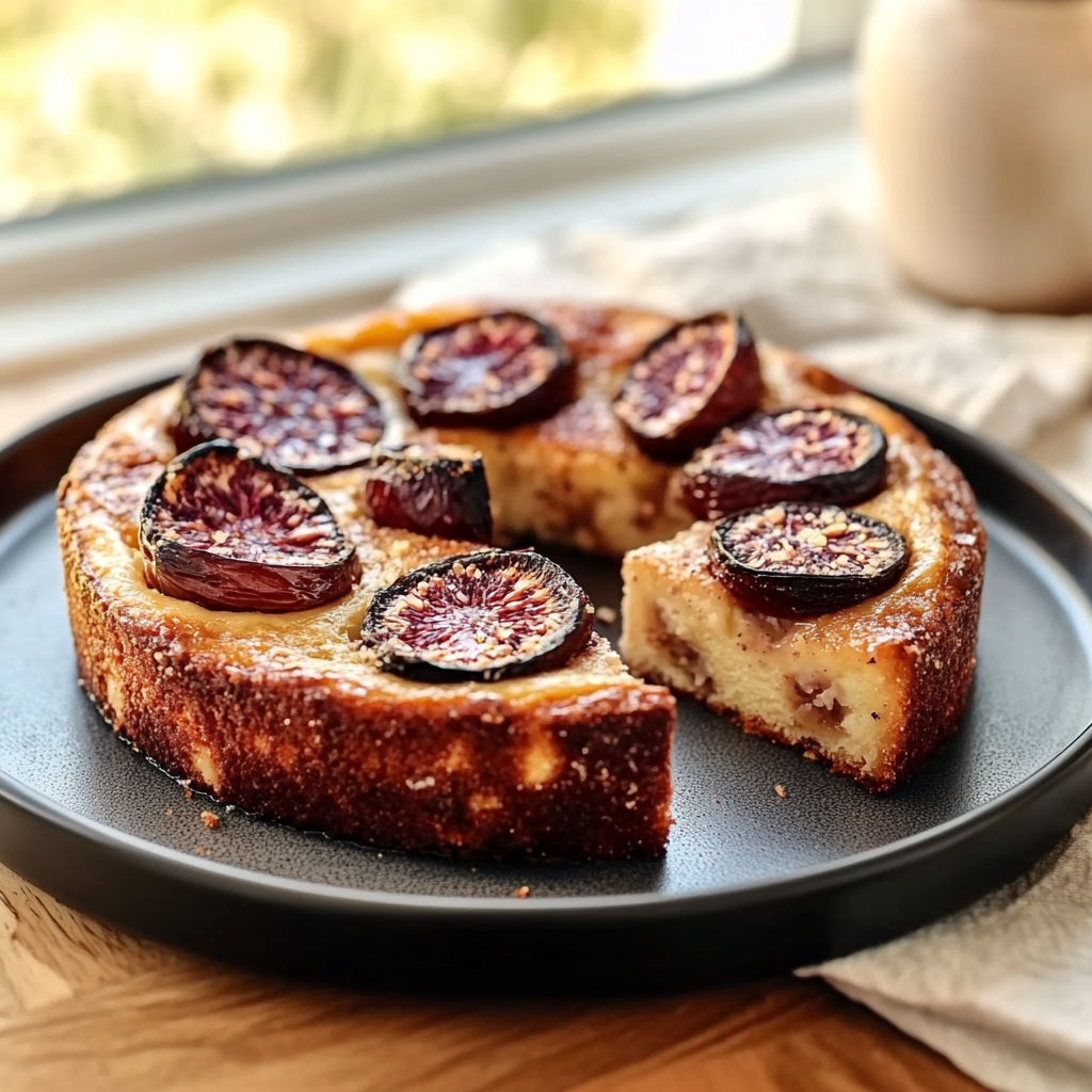 Financier Géant aux Figues: Recette Moelleuse et Savoureuse