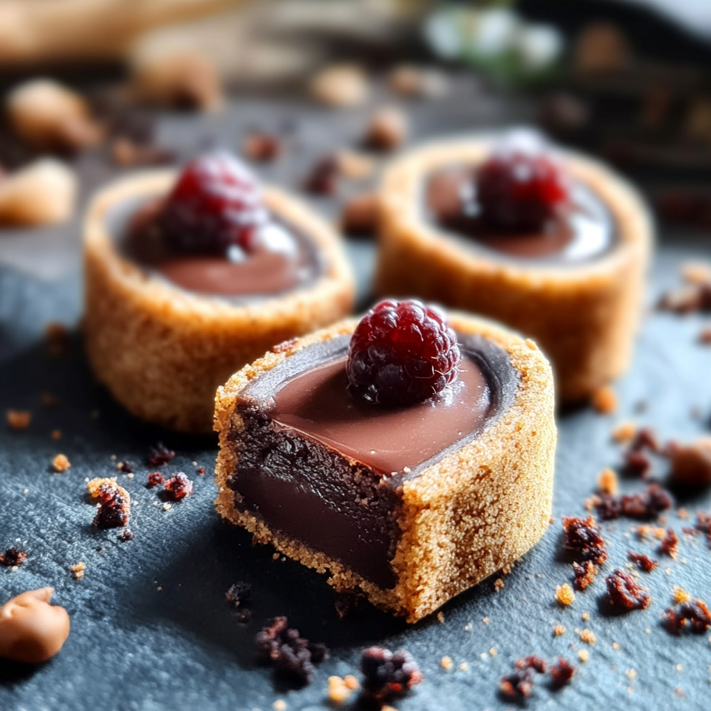 Financiers Tigrés à la Ganache
