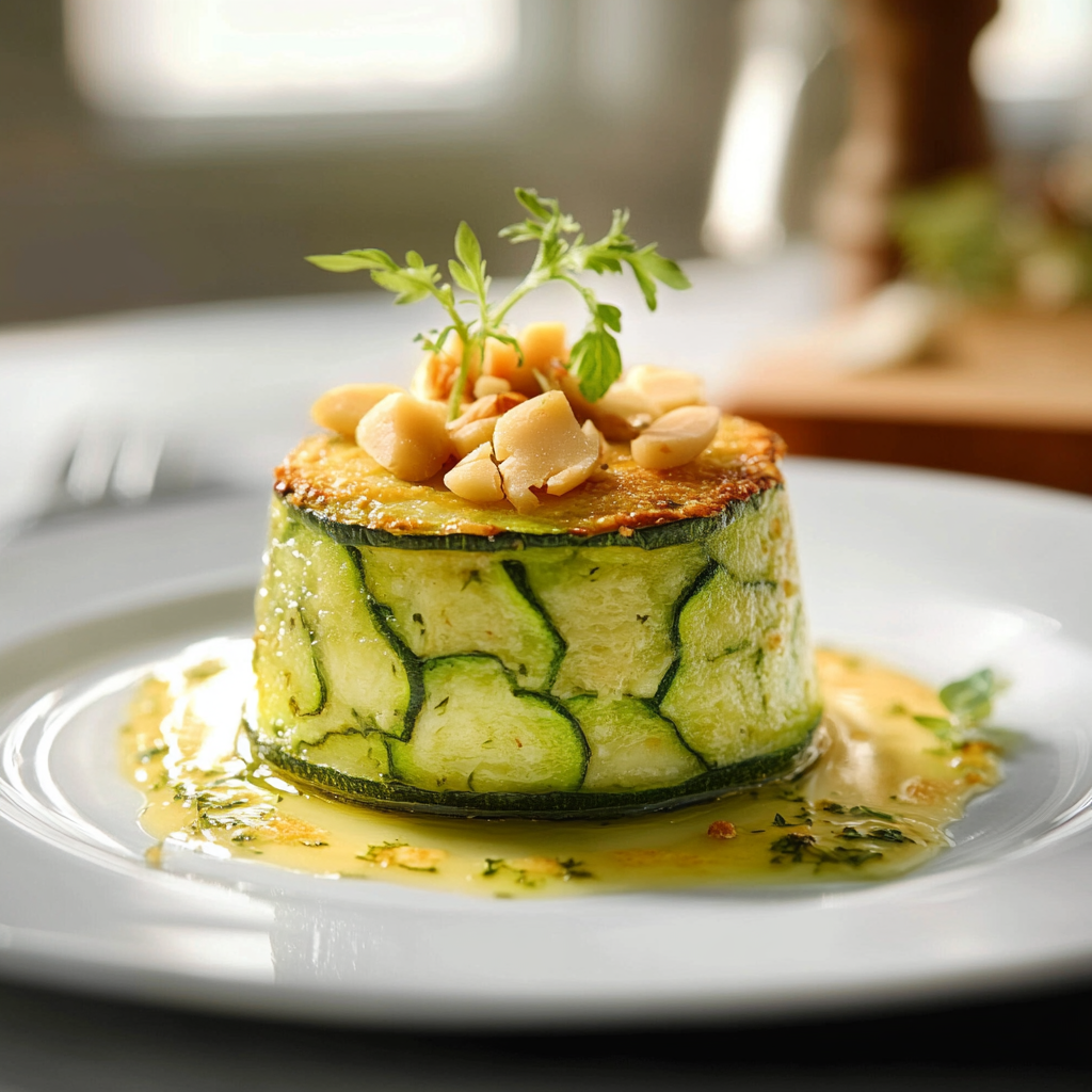 Flans Courgettes Amandes