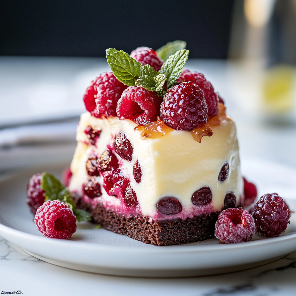 Fondant Citron Framboises et Chocolat