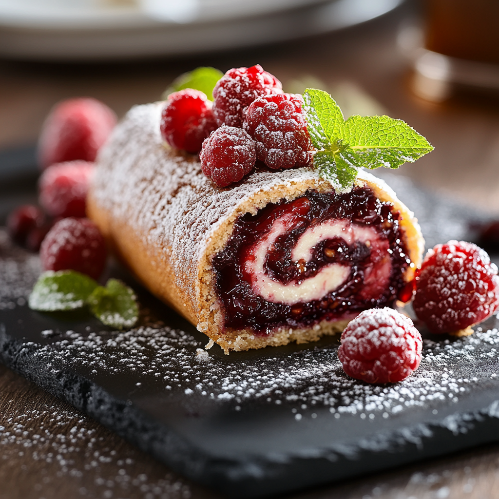 Framboisier Roulé : Dessert Fruité et Aérien