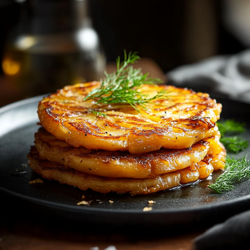 Galette de Pommes de Terre et Oignons
