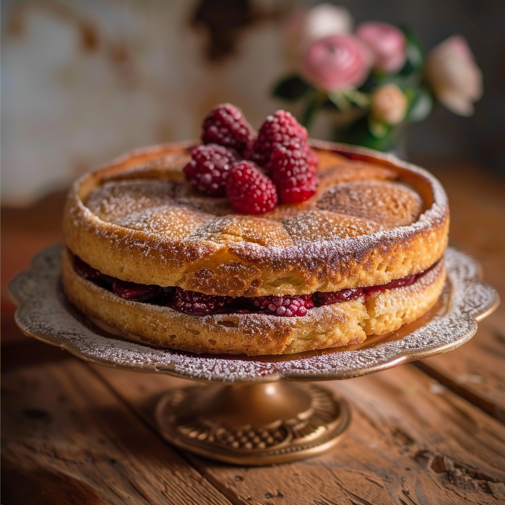 Gâteau Breton à la Framboise : Délice Fruité
