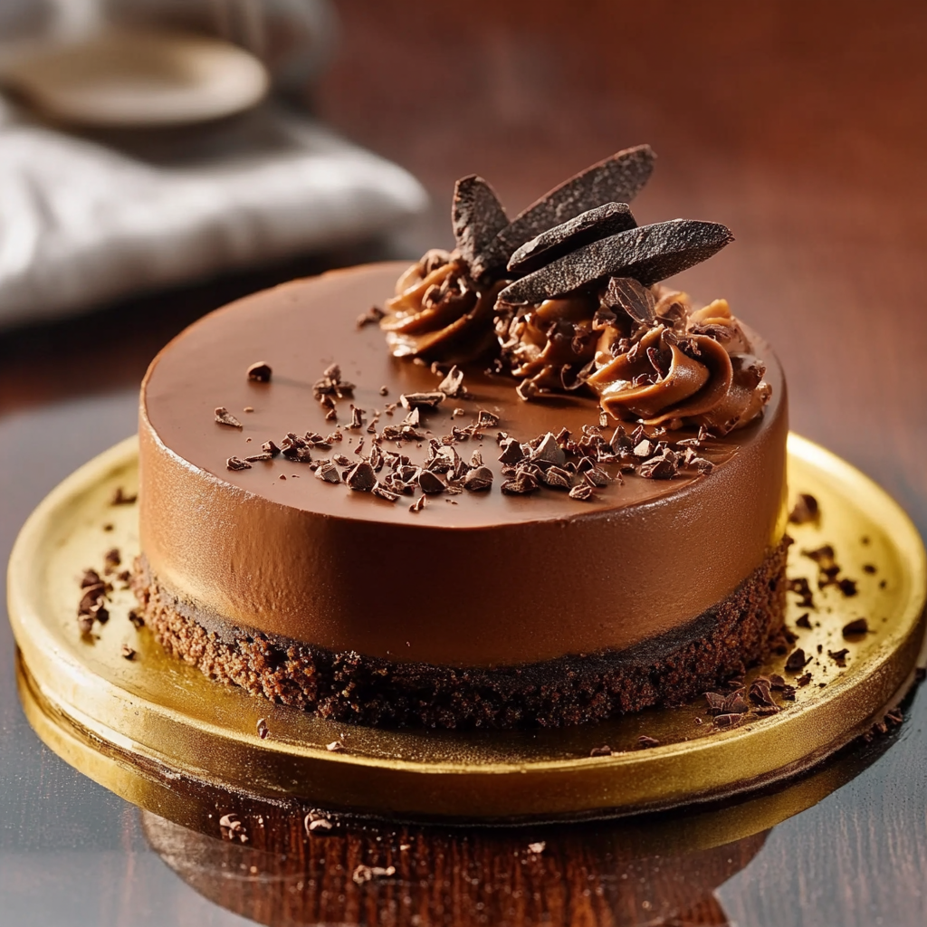 Gâteau Crémeux au Chocolat Sans Cuisson