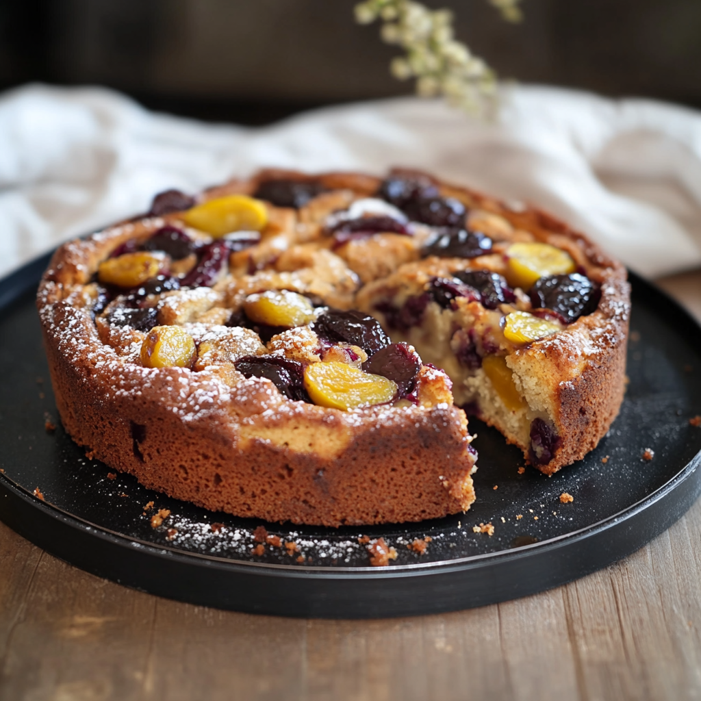 Gâteau Noisettine aux Prunes
