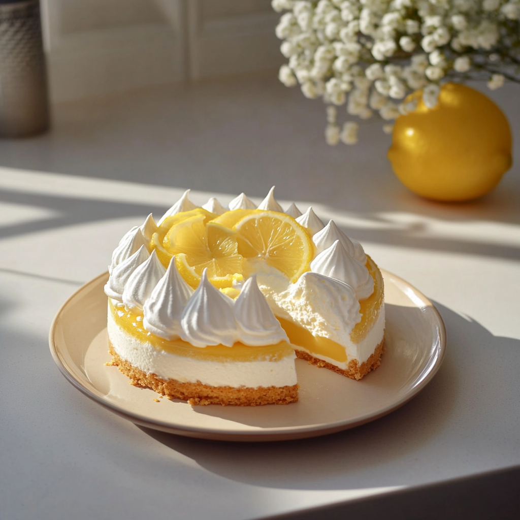 Gâteau Nuage Citron Meringué