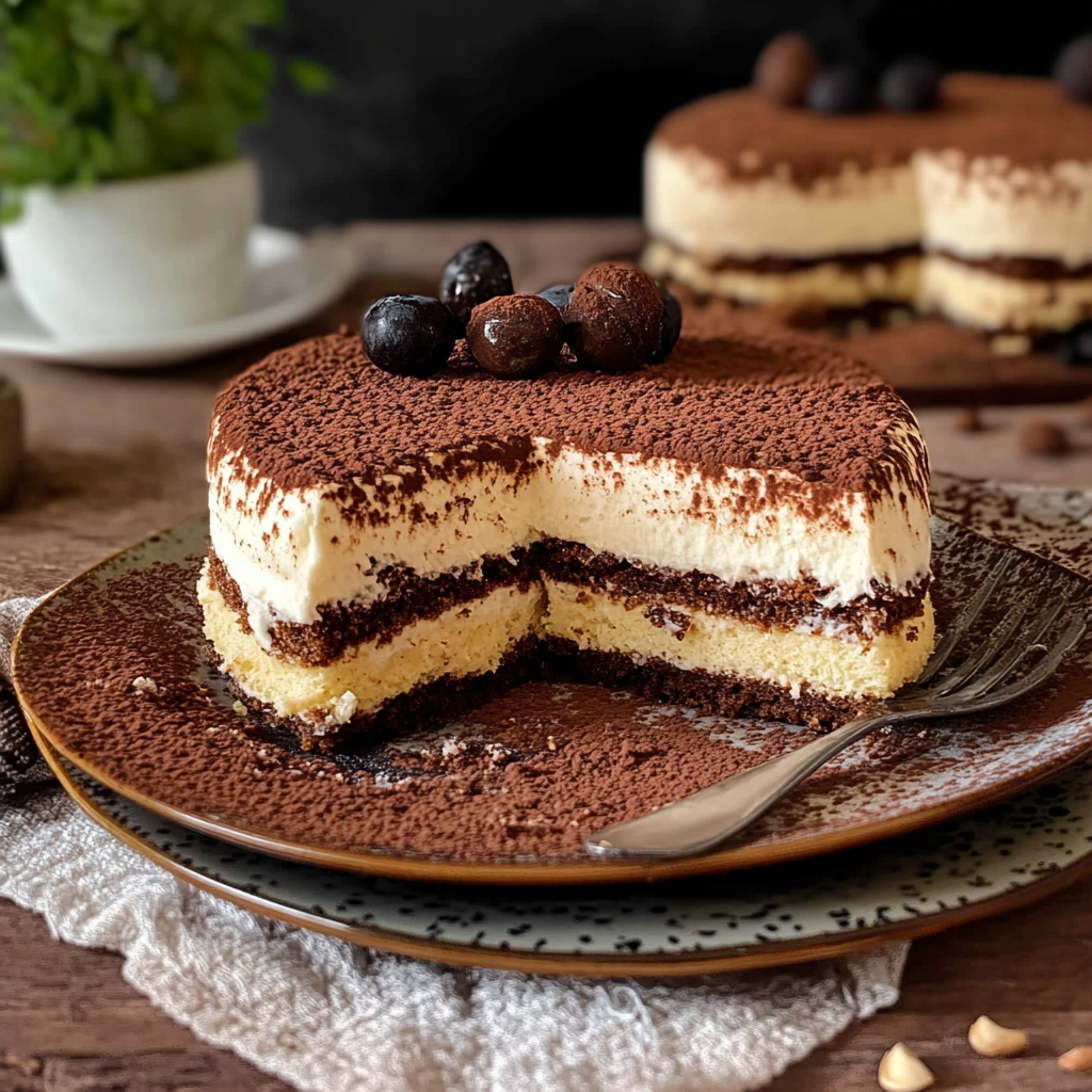 Gâteau Tiramisu en Étages