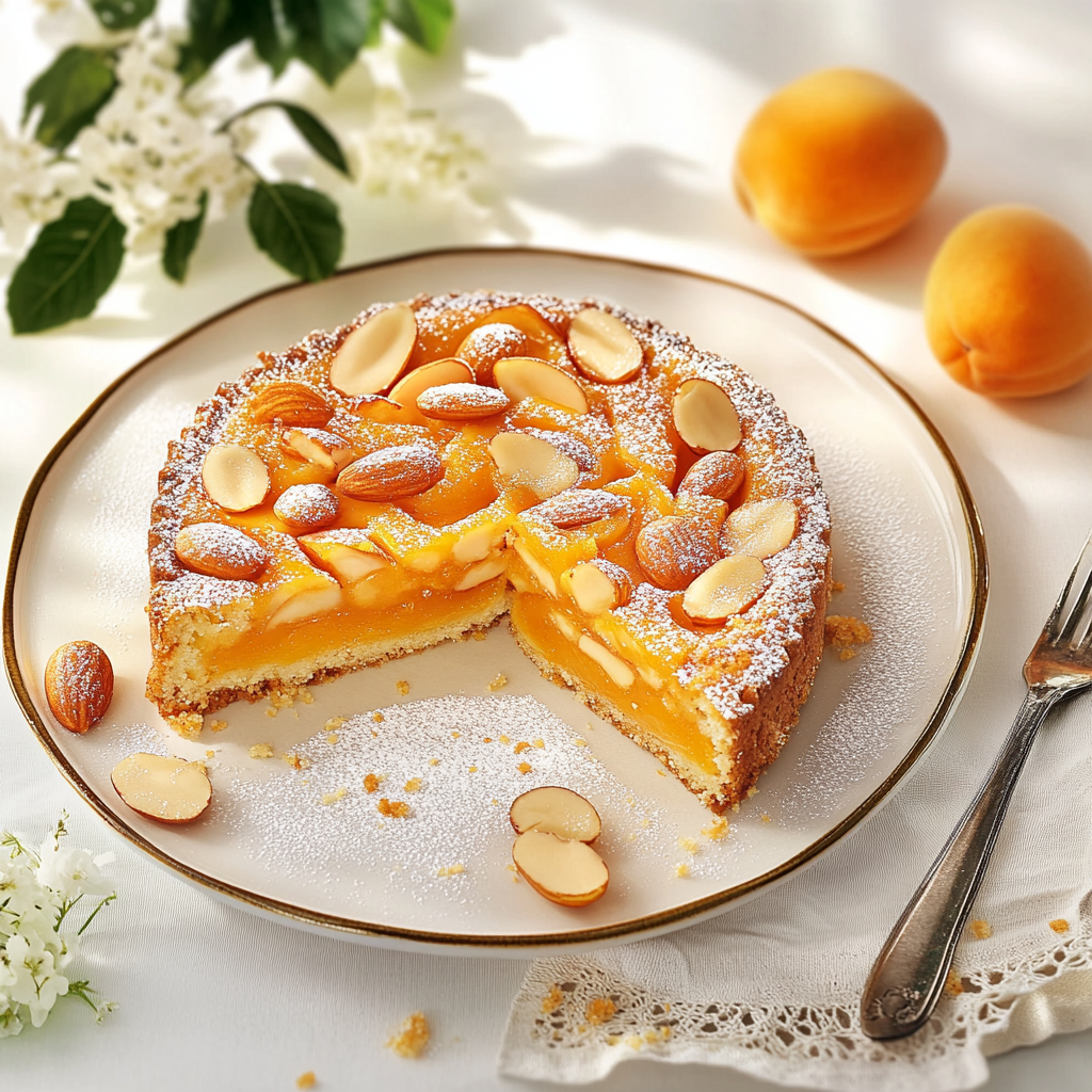 Gâteau aux Abricots et Amandes