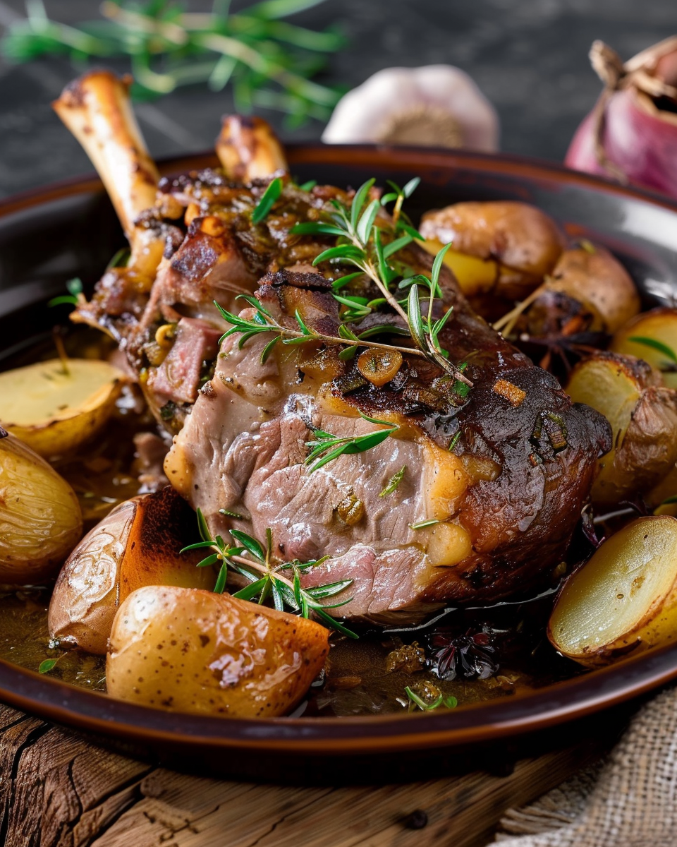 Gigot d’Agneau à l’Ail et Romarin : Recette Incontournable