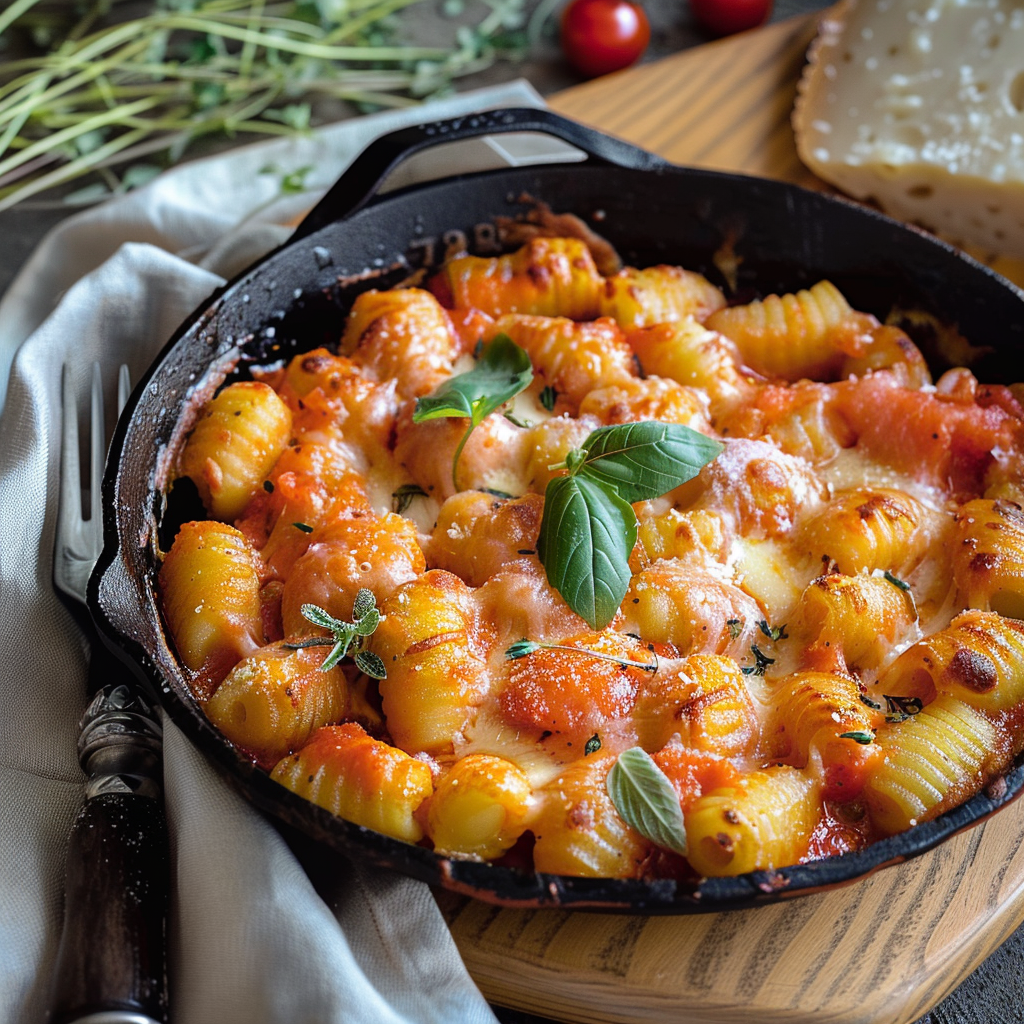 Gnocchis Gratinés Sauce Tomate