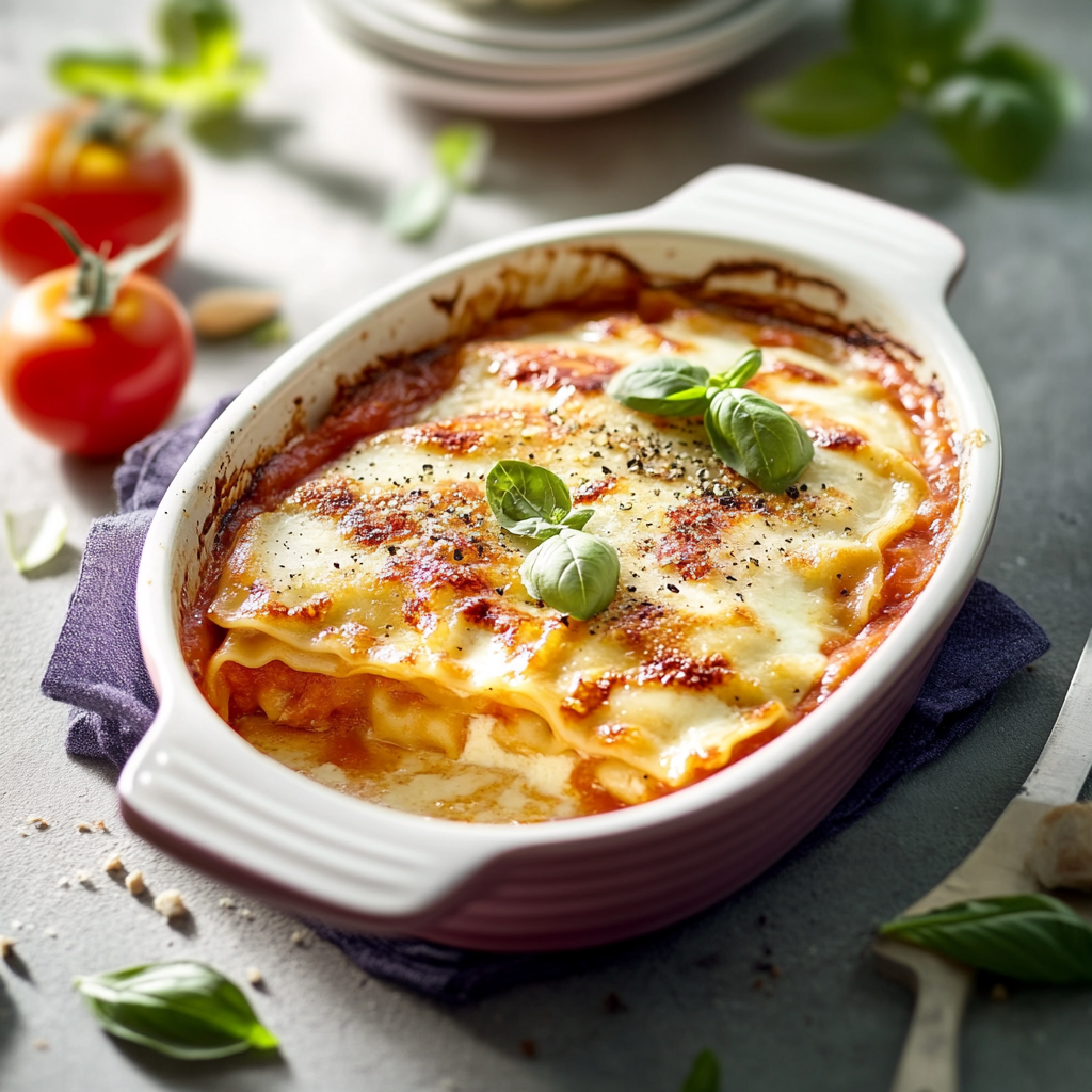 Gratin Savoureux de Ravioles et Chèvre