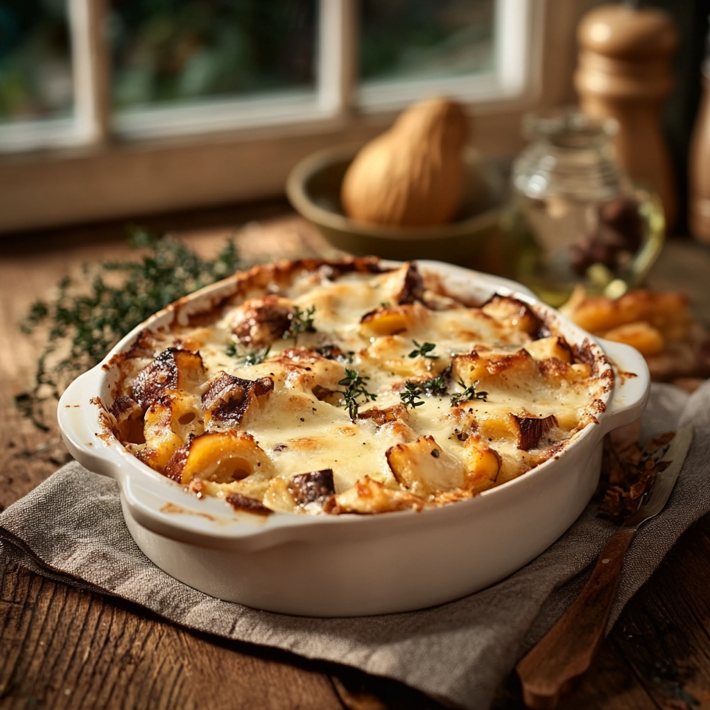 Gratin de Butternut au Camembert