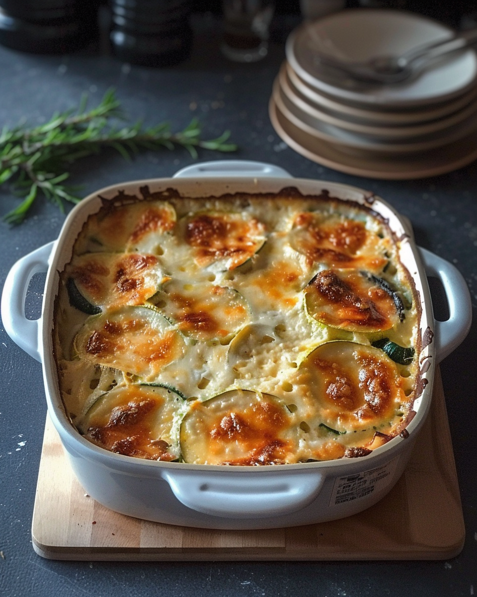 Gratin de Courgettes au Chèvre : Recette Facile et Savoureuse