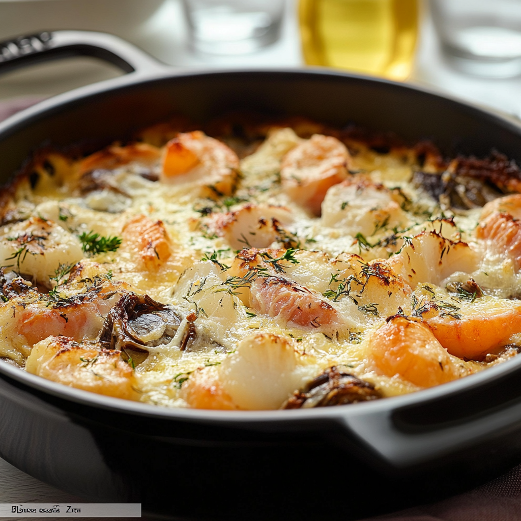Gratin de Fruits de Mer Savoureux
