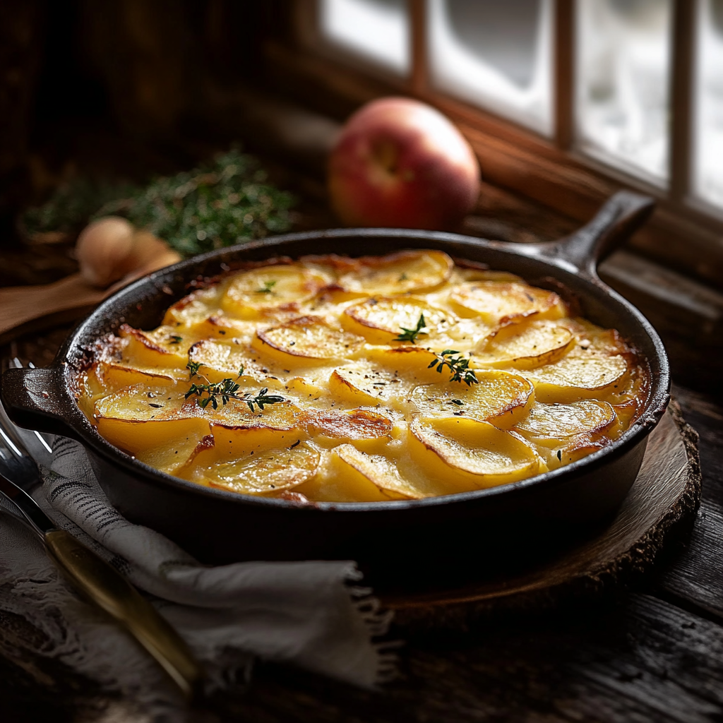 Gratin de Pommes de Terre à la Normande