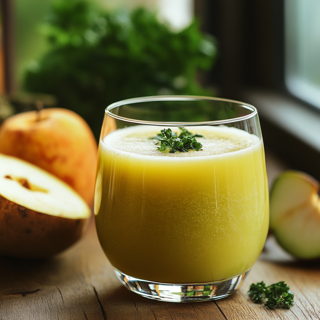 Jus Détox Pomme-Céleri: Frais et Revitalisant