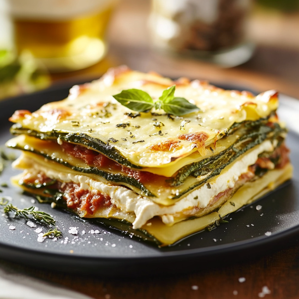 Lasagnes Courgettes Feta