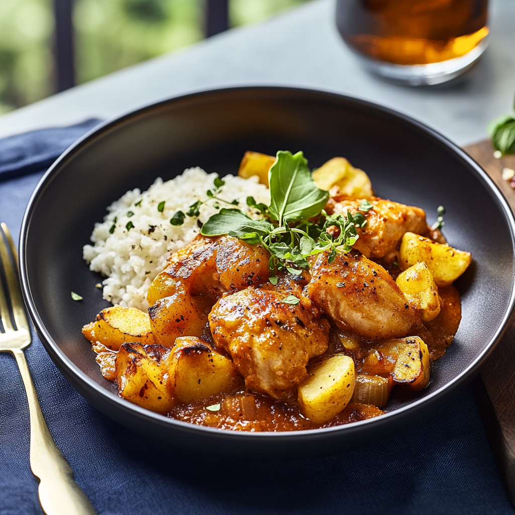 Mafé de Poulet Savoureux