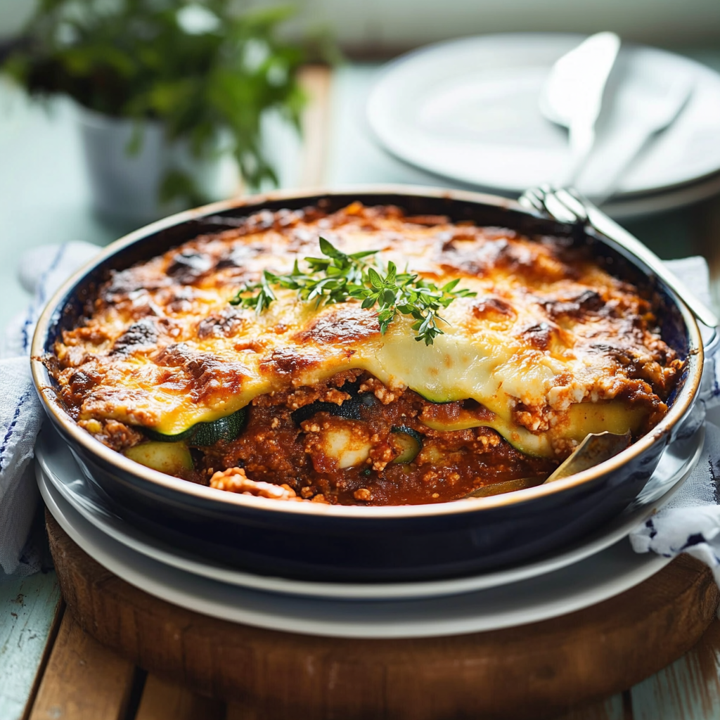 Moussaka aux Courgettes Savoureuse