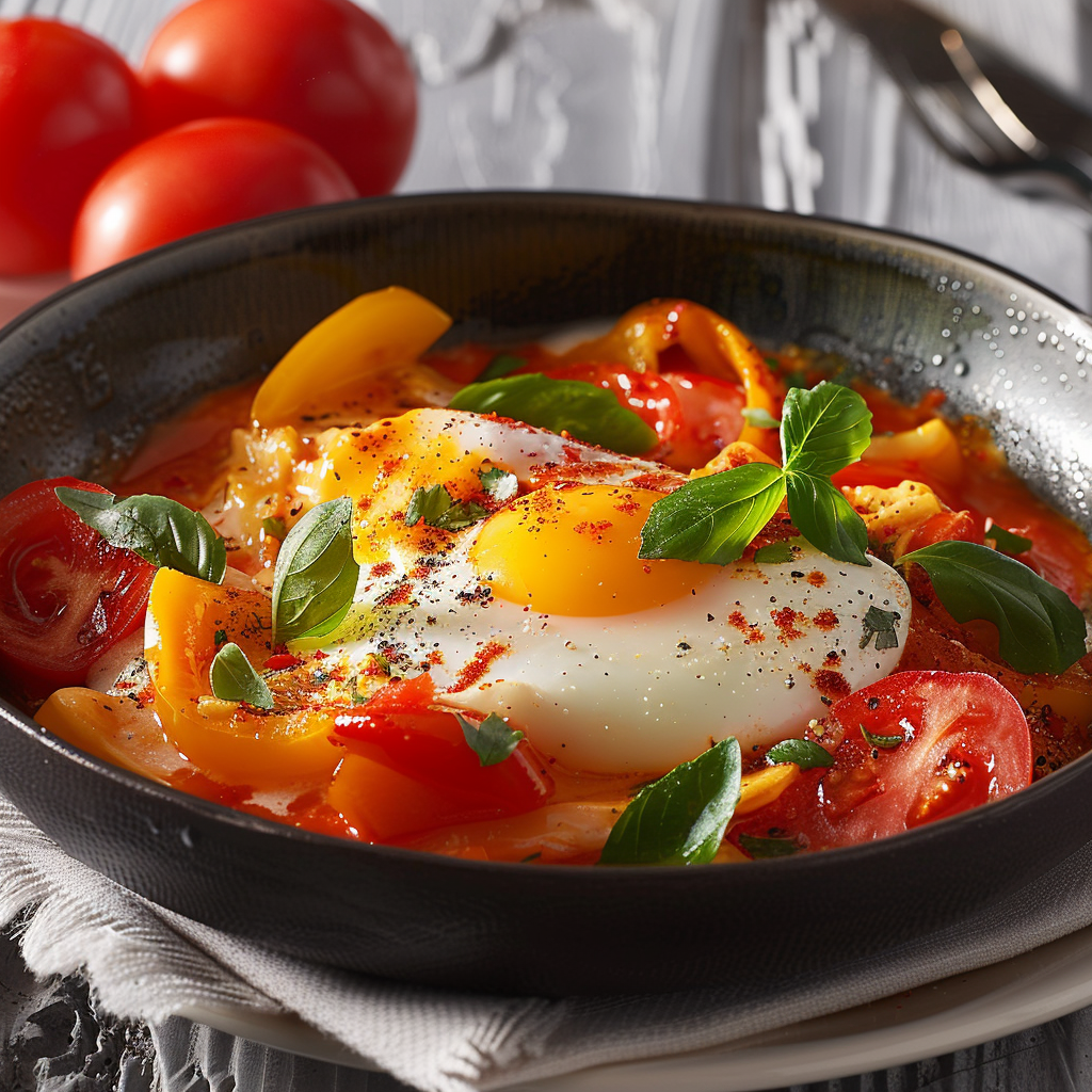 Piperade Basque & Œufs au Plat : Recette Traditionnelle Facile