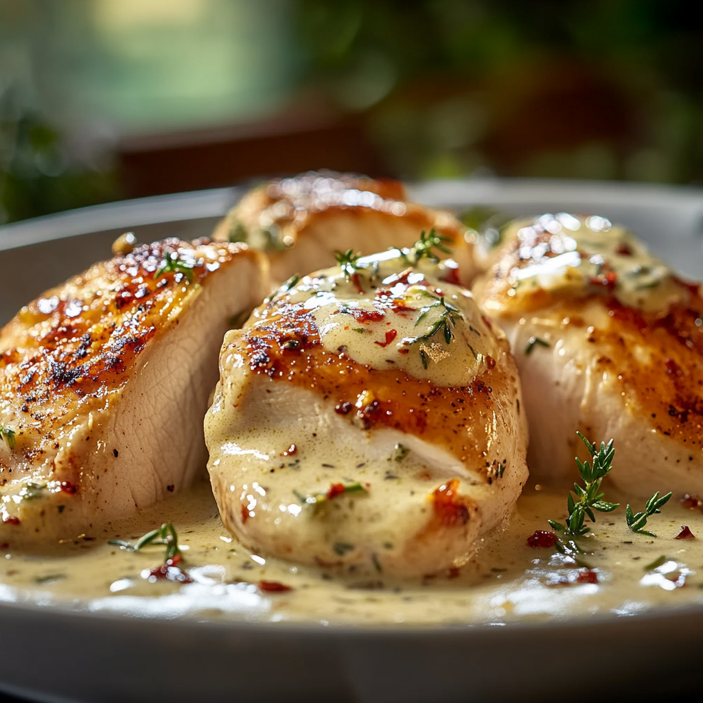 Poulet Boursin à l’Ail
