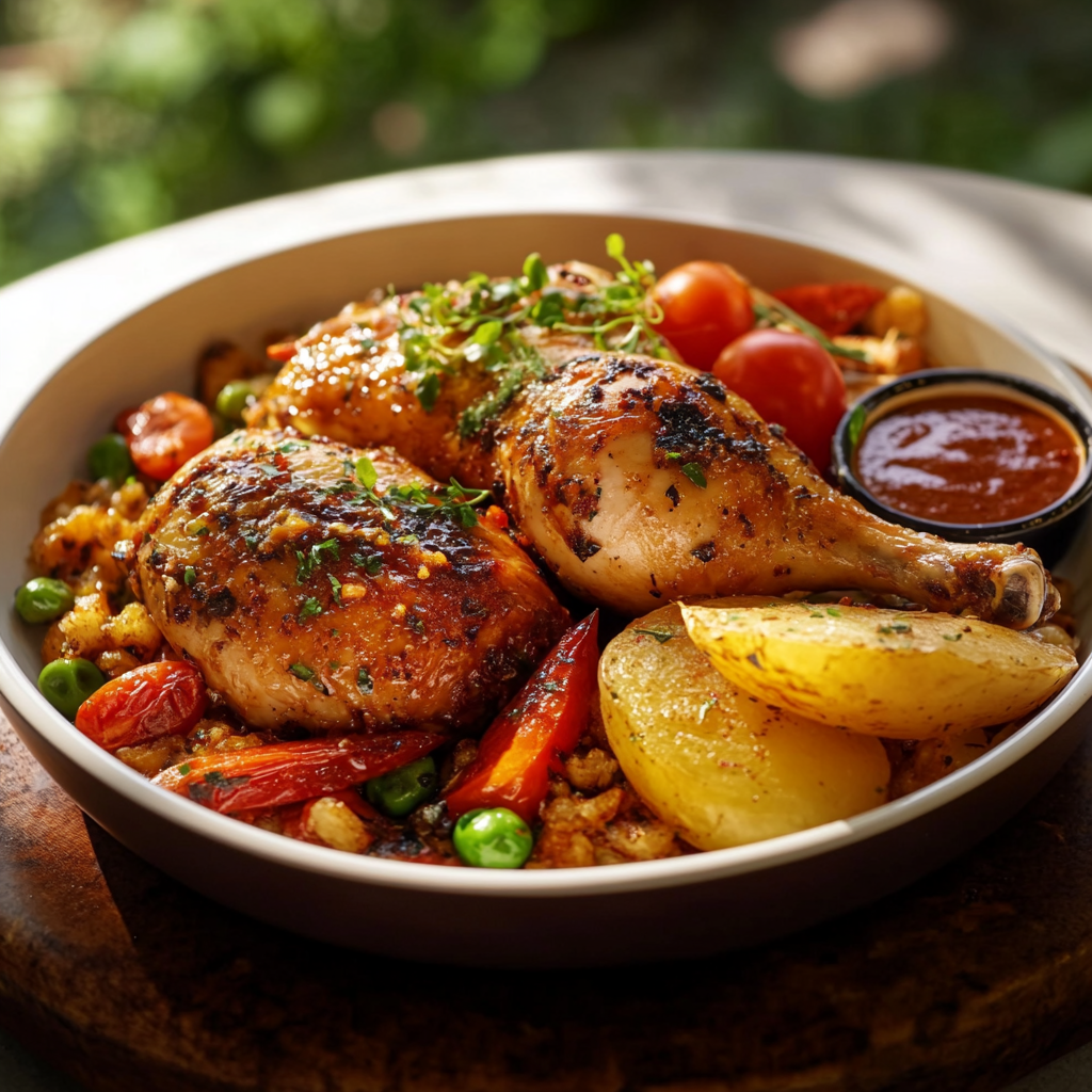Poulet Espagnol Savoureux