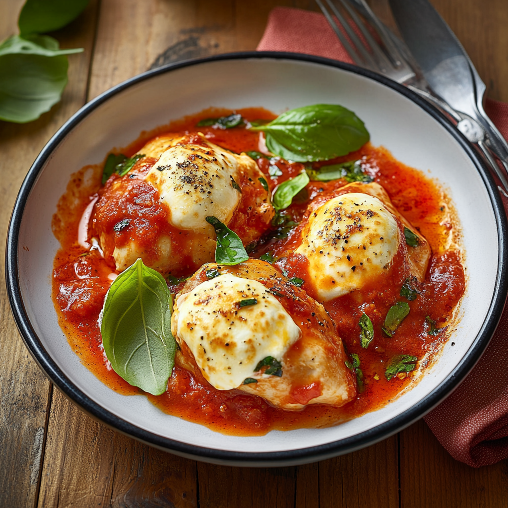 Poulet Mozzarella Savoureux