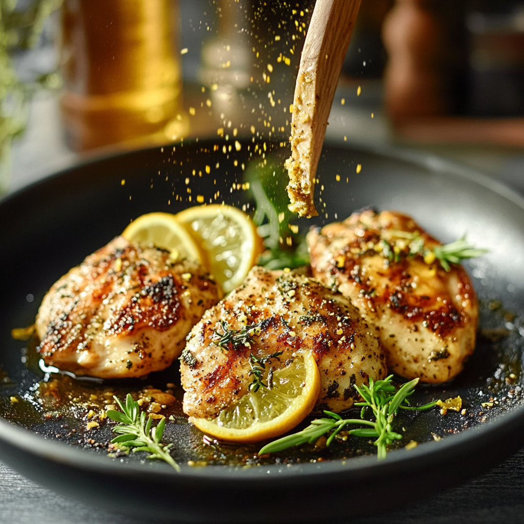 Poulet Zaatar et Citron