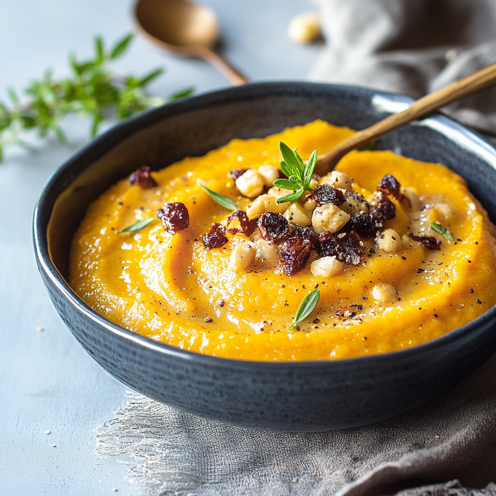 Purée de Patate Douce aux Châtaignes